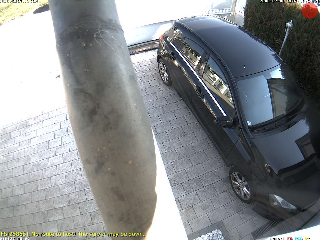 Camera localcam: Live Image.